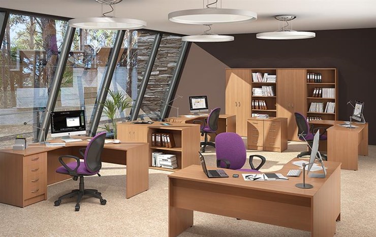 Набор мебели в офис IMAGO четыре рабочих места, стол для переговоров в Рязани - изображение 2